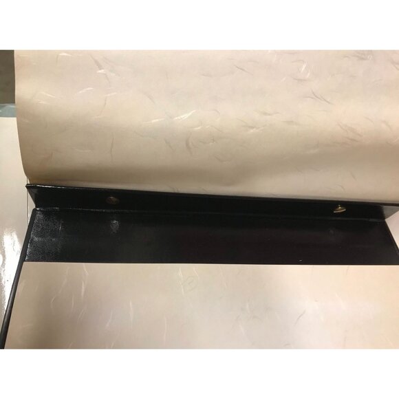 Vintage 1982 TOYO Japan Lacquer Photo Album Red Black Gold Japanese Motifs Gold - Picture 9 of 10